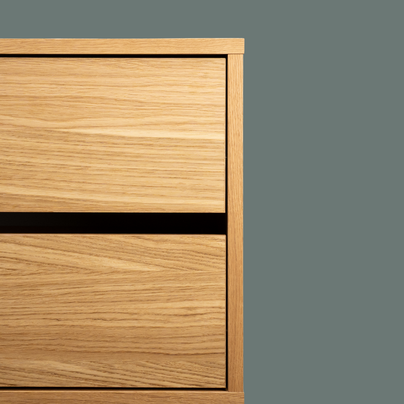 De inloop met dressoir - (2 planken + 1 dressoir)