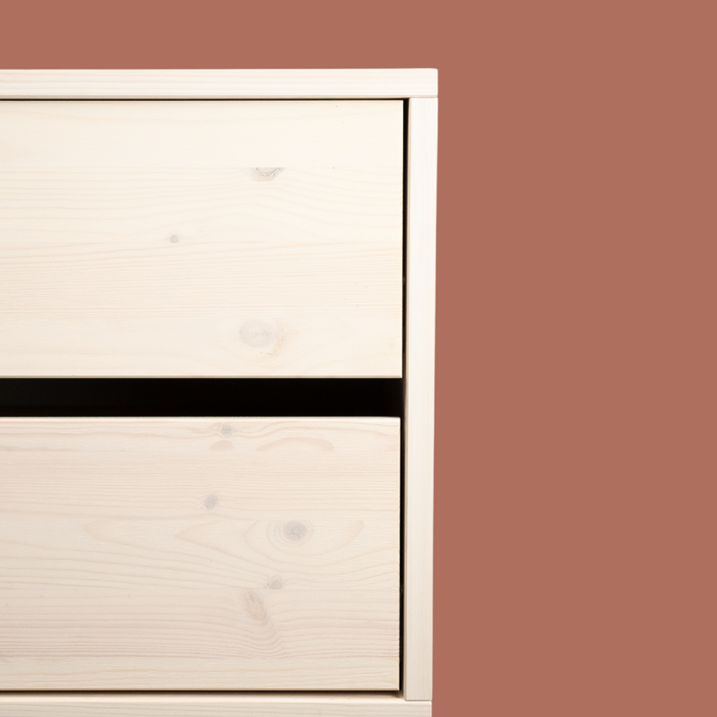 De inloop met dressoir - (2 rails / 1 rail + 1 dressoir / 2 rails)