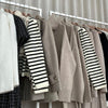 Clothes racks made from white iron pipes square perfect display rack for clothing store