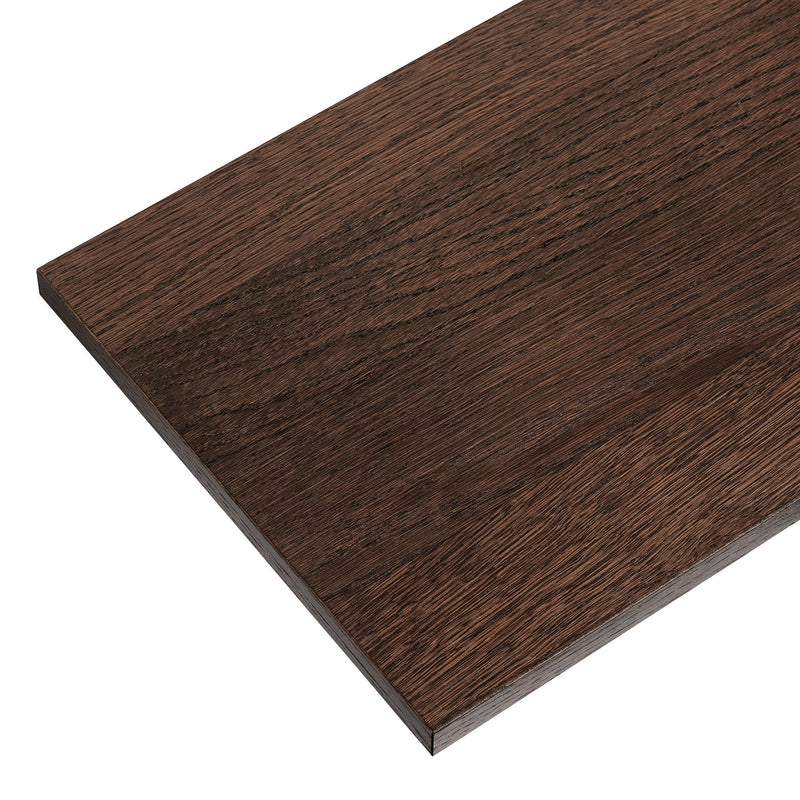 Gerookte eiken plank 30 cm diepte single