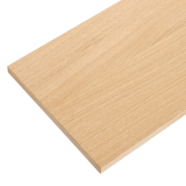 Klassieke eiken plank 30 cm diepte single