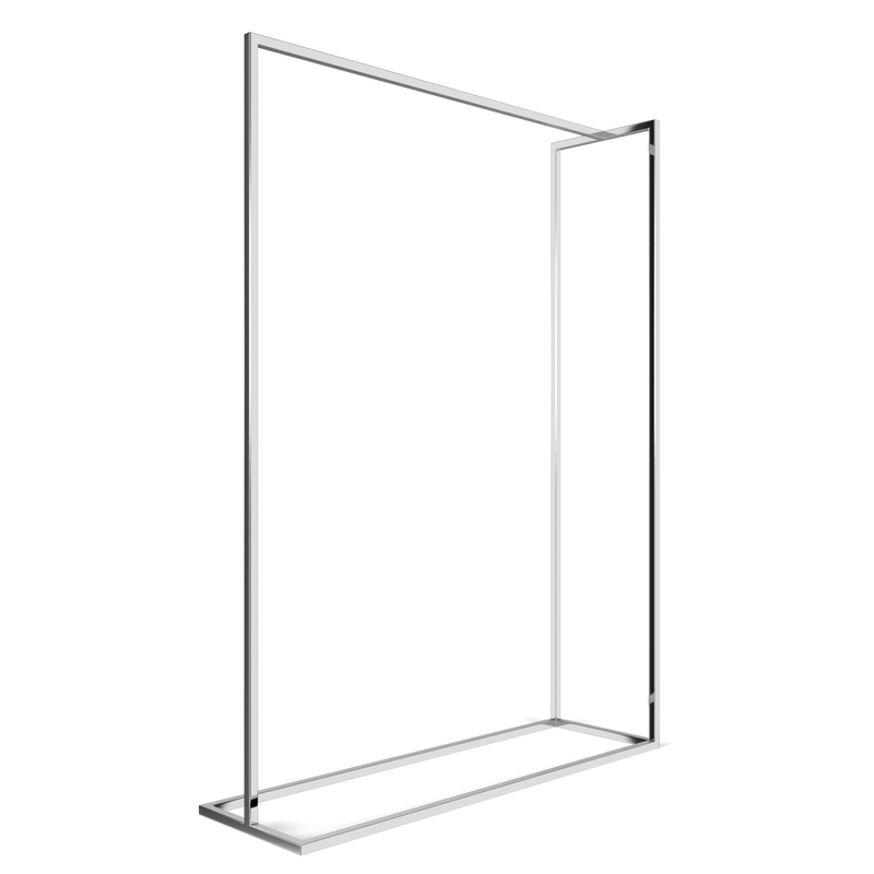 Frame rackbuddy x sls frame - chroom kledingrek vierkant bodem