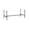 RackBuddy table legs made from black waterpipes, DIY table legs, stable, robust