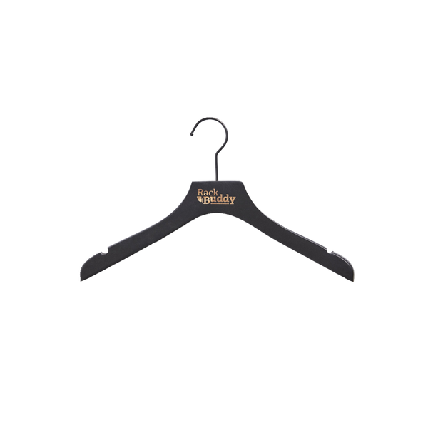 Rackbuddy coat hanger in black oak wood